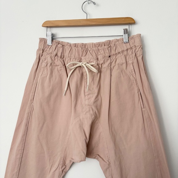 Bassike drop crotch pink pants - Picture 5 of 8